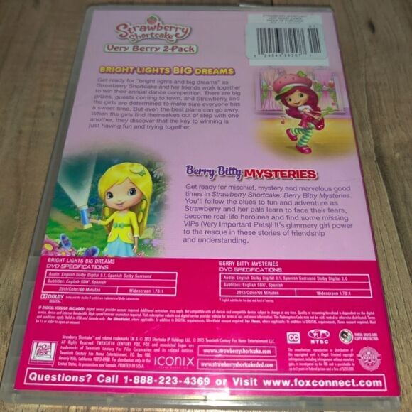 Strawberry Shortcake Very Berry 2-Pack (DVD, 2015) - Picture 3 of 4